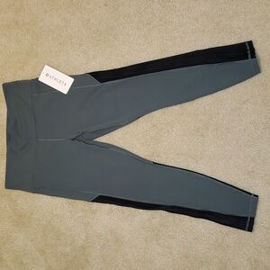 Athleta Gray and Black Leggings